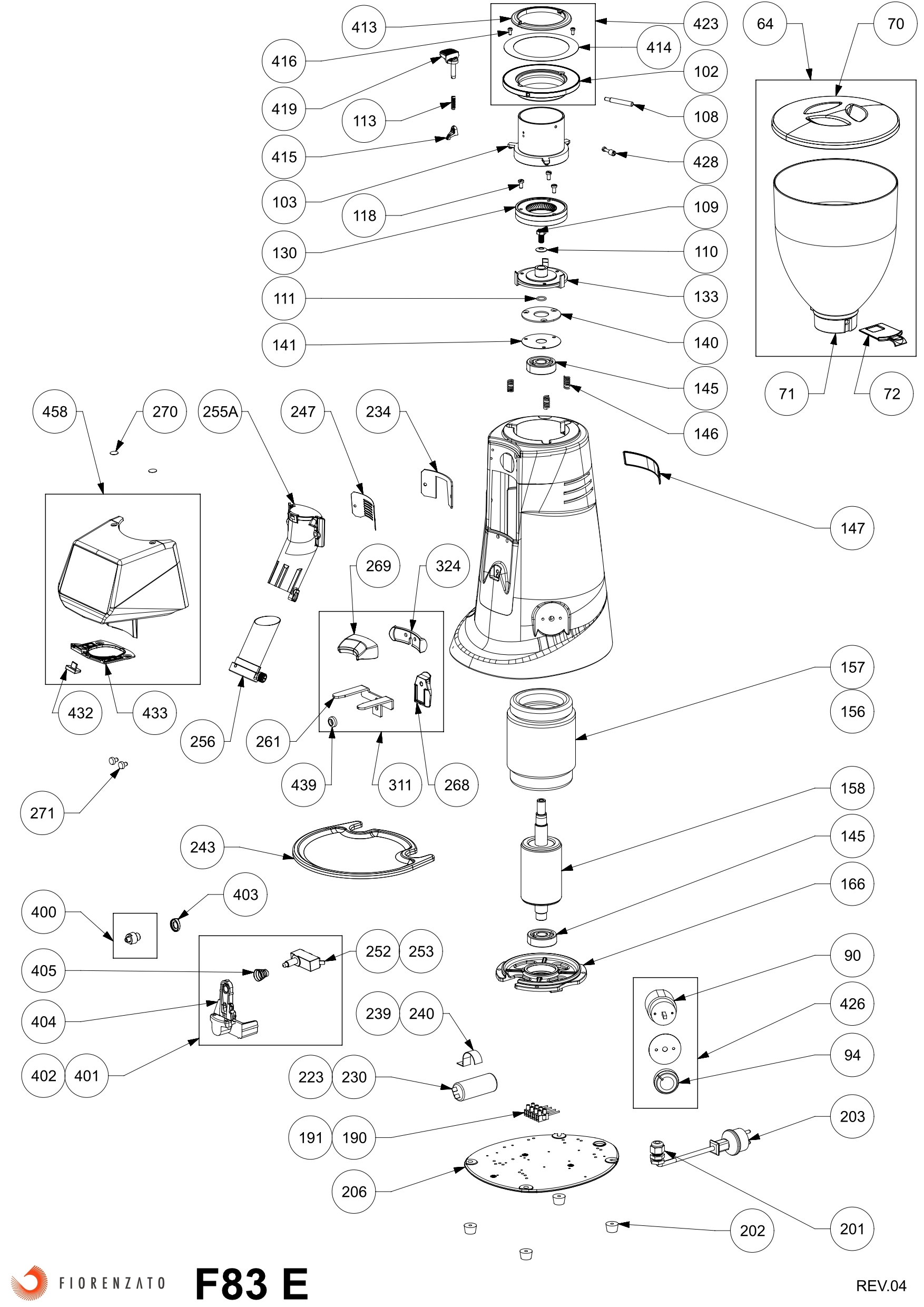 Fiorenzato F83 E On Demand | Technician Resources